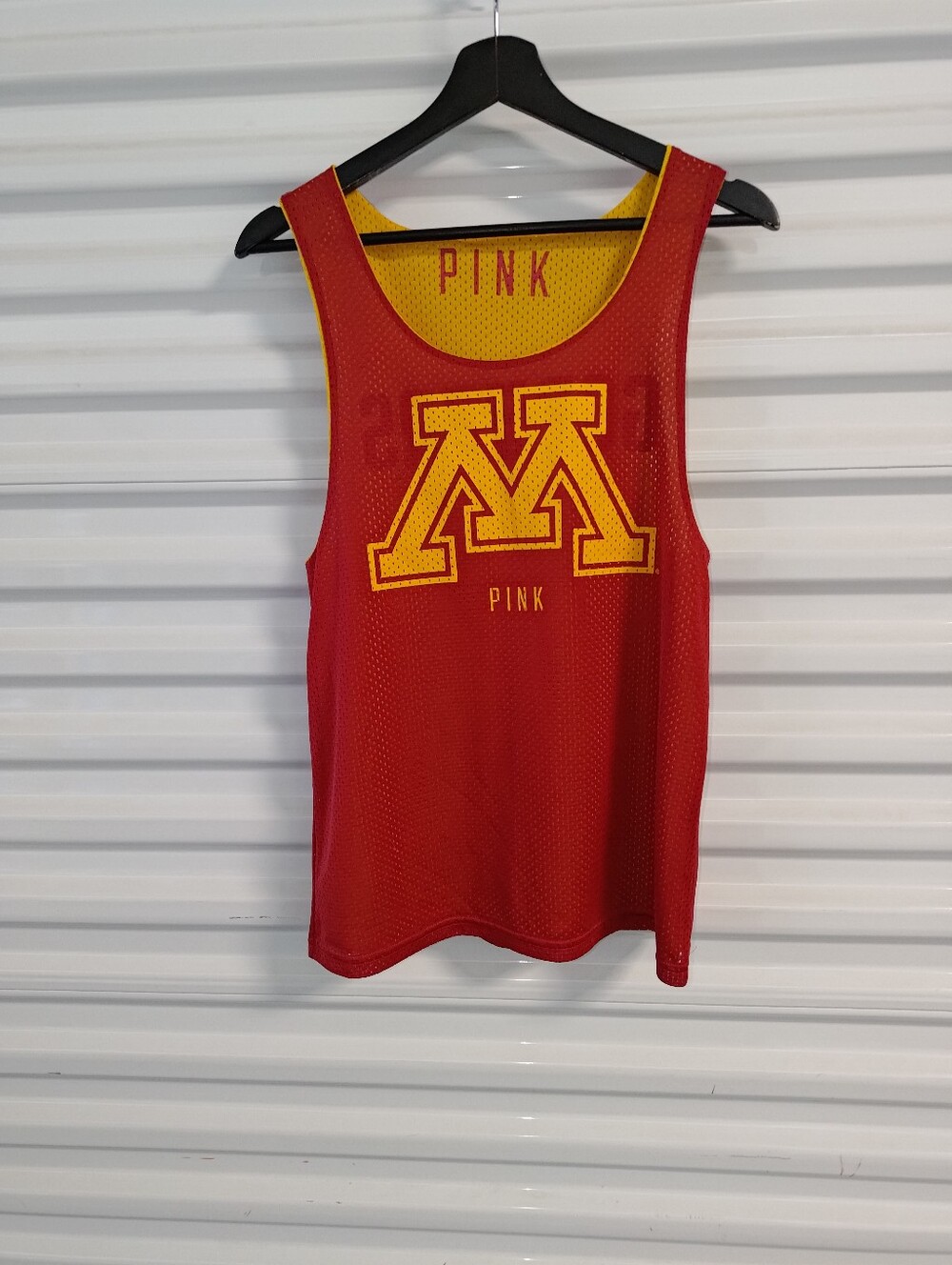 Victoria's Secret Pink University of Minnesota Reversible Tank Jersey Small
